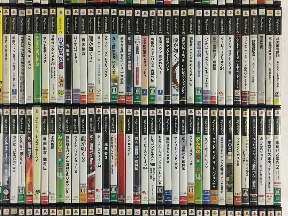 ★☆P752 PS2 プレステ2 ソフト 大量 300本 まとめ売り チョロQワークス HG4 ターミネーター3 東京バス案内1・2 超時空要塞マクロス 他☆★ 300本 大量 まとめ売り