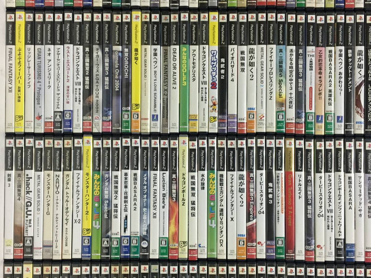 ★☆P752 PS2 プレステ2 ソフト 大量 300本 まとめ売り チョロQワークス HG4 ターミネーター3 東京バス案内1・2 超時空要塞マクロス 他☆★ 300本 大量 まとめ売り