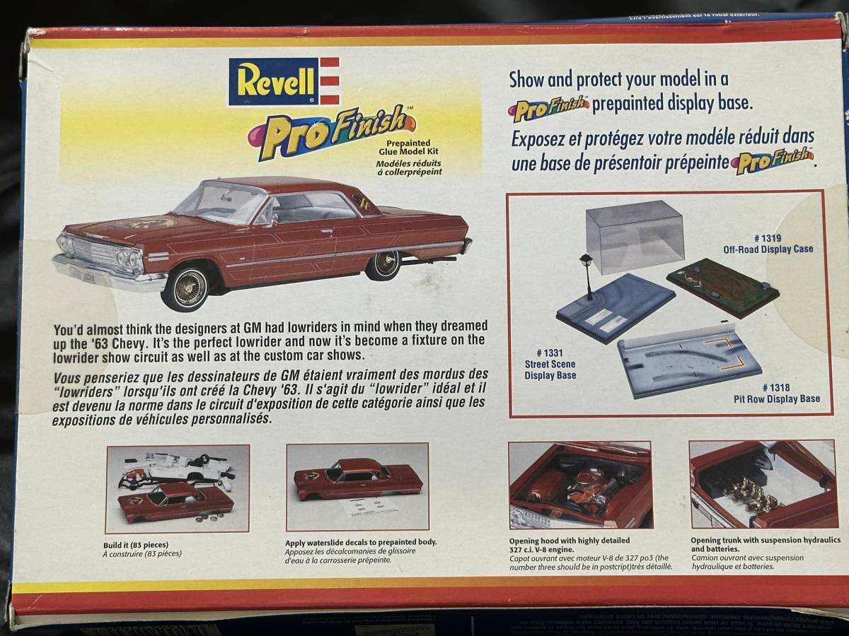 63 Chevy Impala Lowrider “Pro-Finish” 1/25 by Revell レベル製 