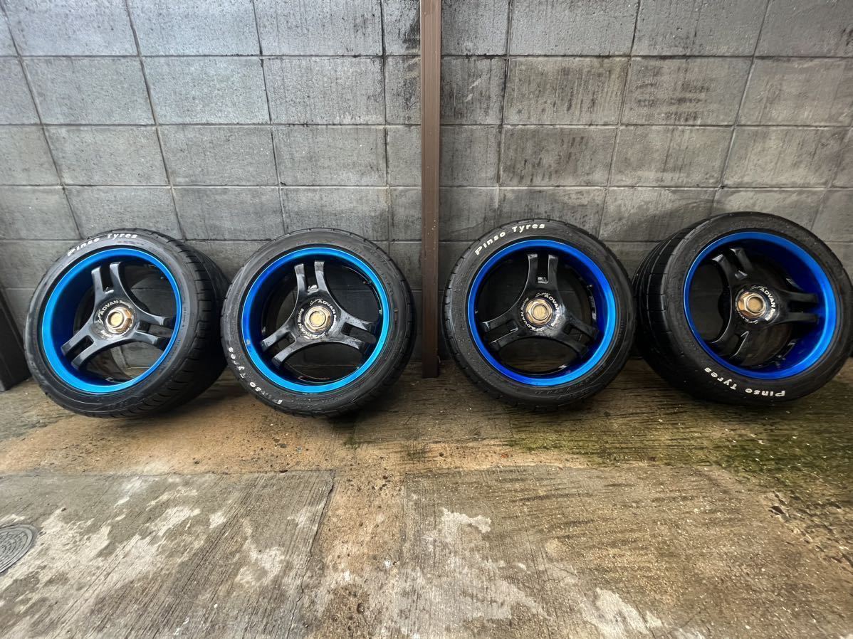 スーパーアドバン SA3R 17インチ 8J +35 PCD114.3 5穴 4本 SA3R 17