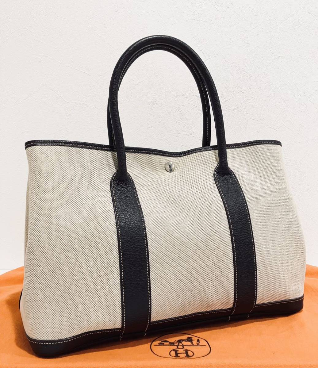 HERMES ★ 極上美品 エルメス バッグ ガーデンパーティ トート バッグ