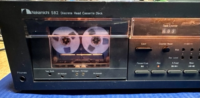 Nakamichi ナカミチ カセットデッキ model 582 動作良好品 おまけ