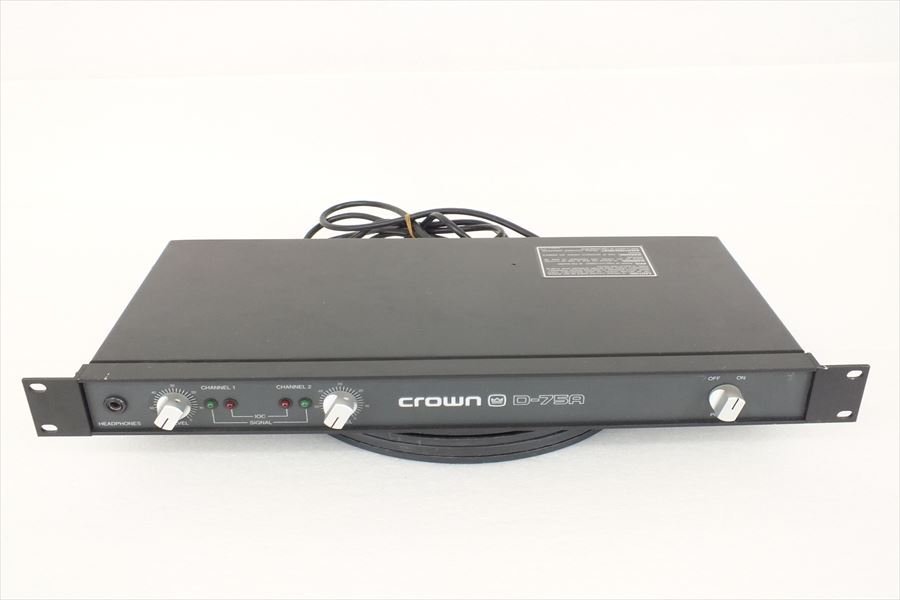 □ crown D75A アンプ 中古 現状品 230202K6199 - Yahoo!オークション