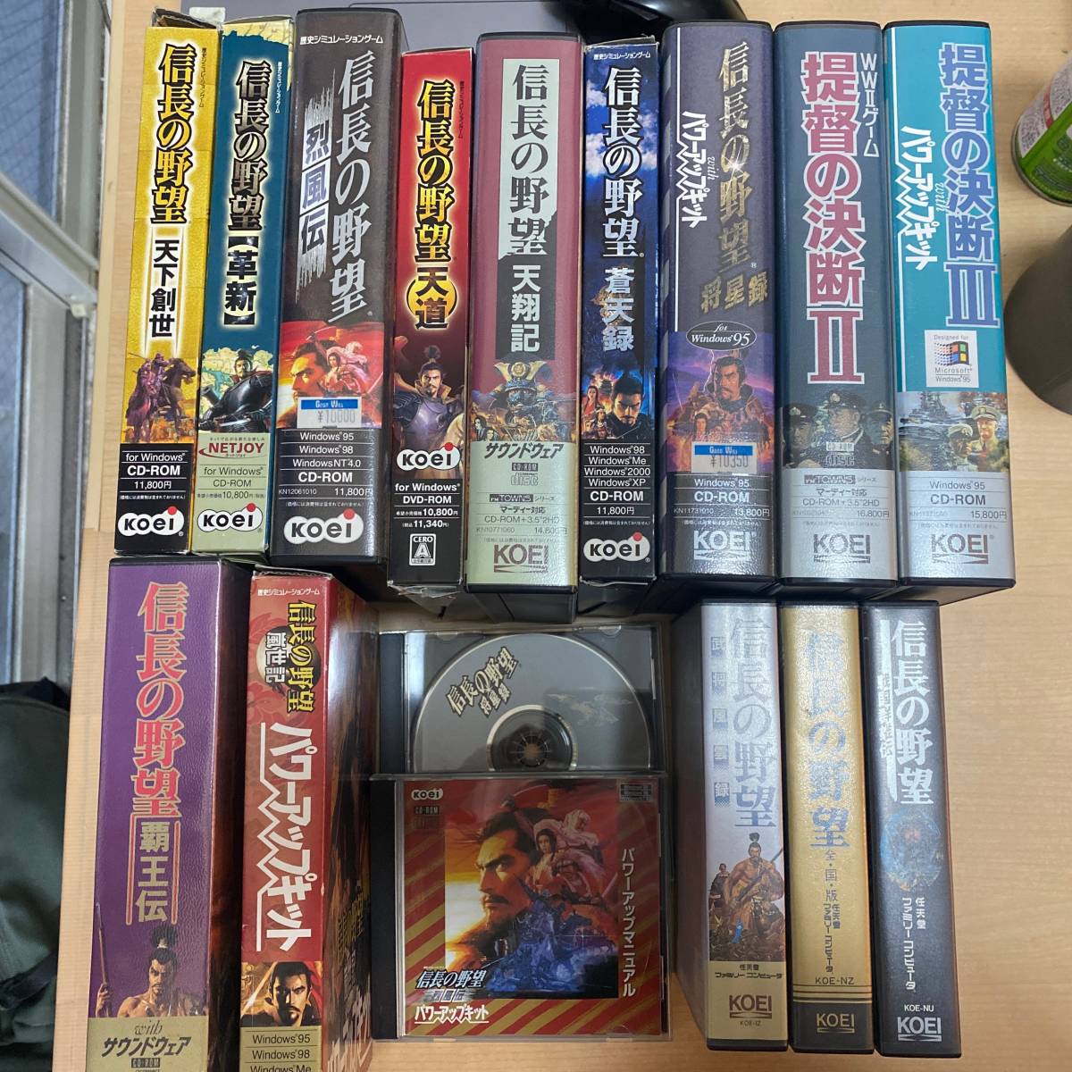 送料無料！ ジャンク扱い 光栄 KOEI 信長の野望 提督の決断 PC パソコン CD-ROM ファミコン