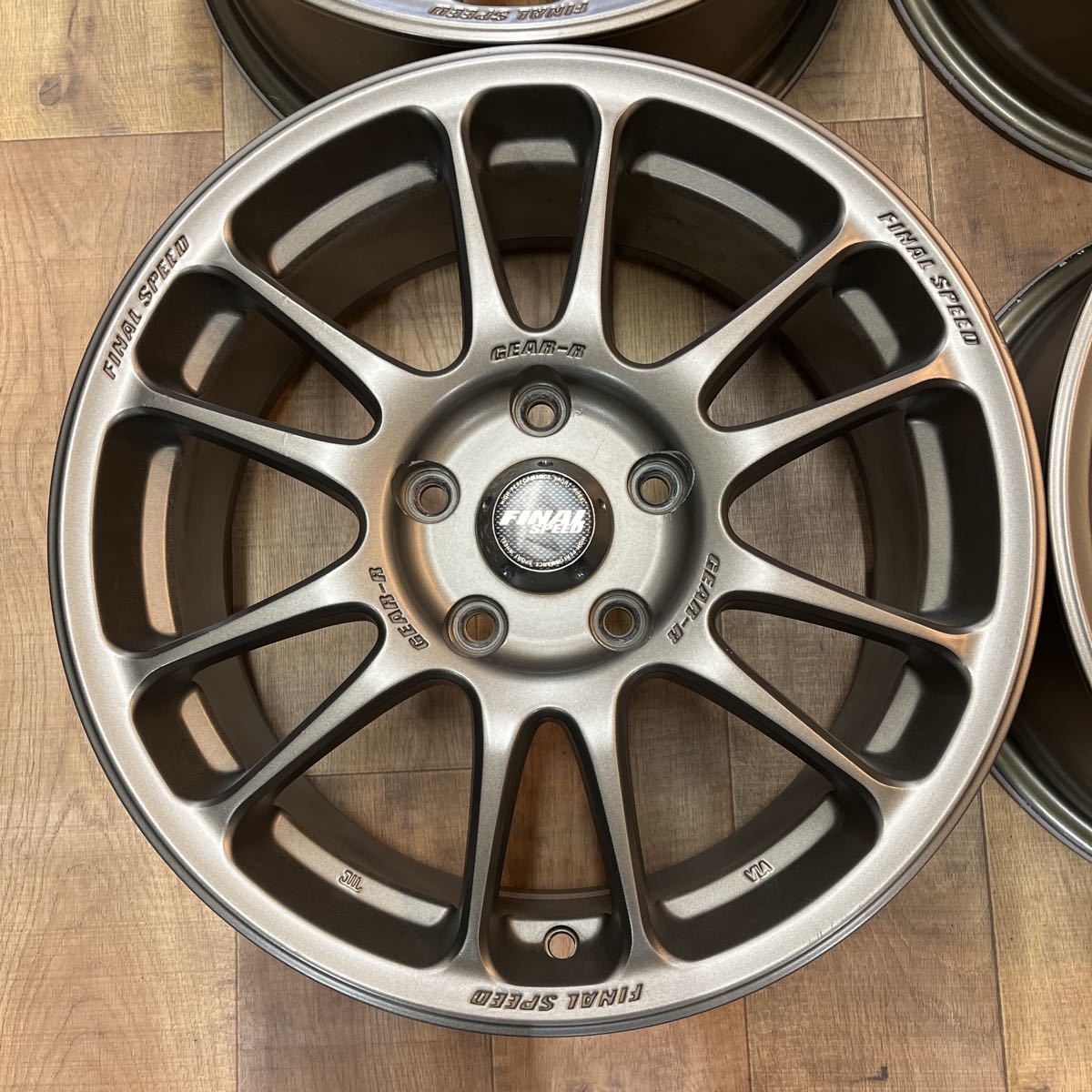 A-TECH FINAL SPEED GEAR-R 17イン チホイール4本（A-TECH(エーテック 