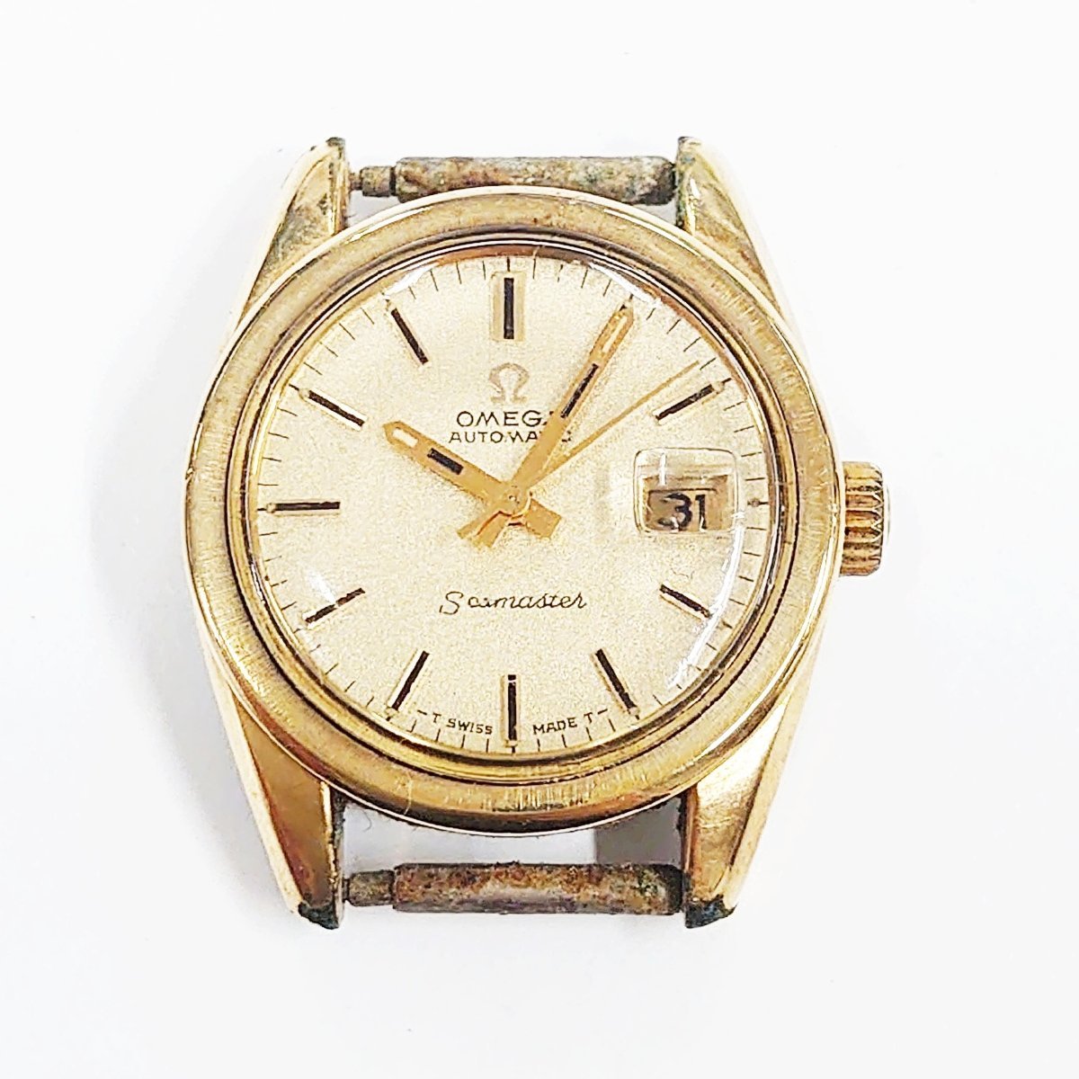シーマスター オメガ OMEGA ジャンク・非可動品 メンズ腕時計 金文字盤