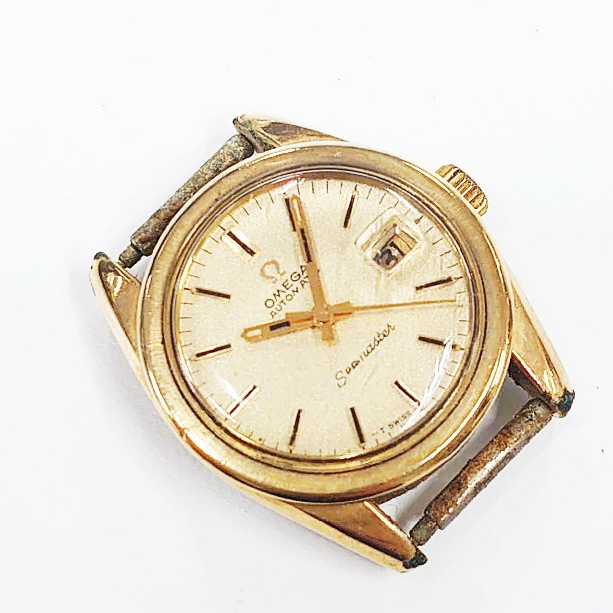 シーマスター オメガ OMEGA ジャンク・非可動品 メンズ腕時計 金文字盤