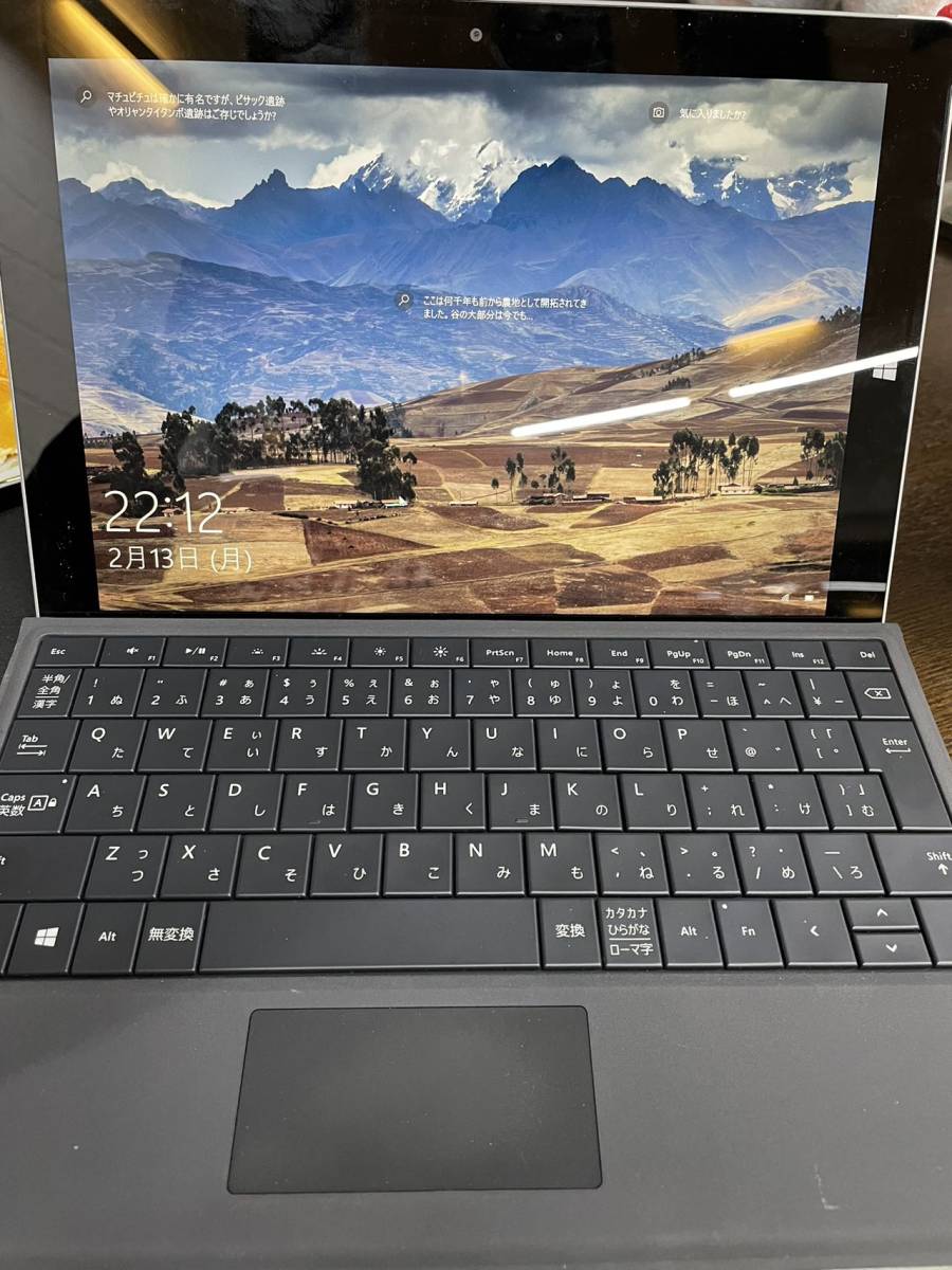 surface 3 4GB 64GB win10pro WiFi+Cellular キーボード ペンあり