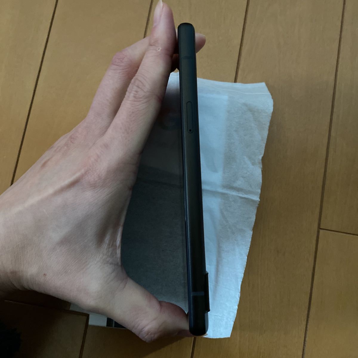 22.12.27購入 ほぼ未使用 Google Pixel 6a 128GB Charcoal GA02998 SIMフリー au利用制限◯_6