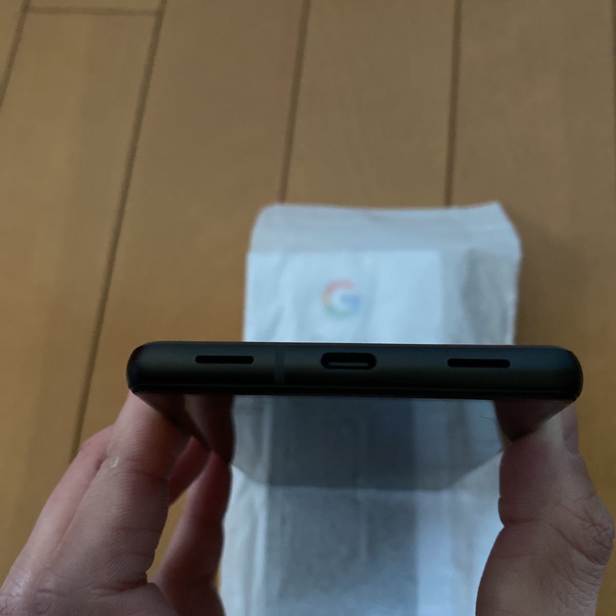 22.12.27購入 ほぼ未使用 Google Pixel 6a 128GB Charcoal GA02998 SIMフリー au利用制限◯_7