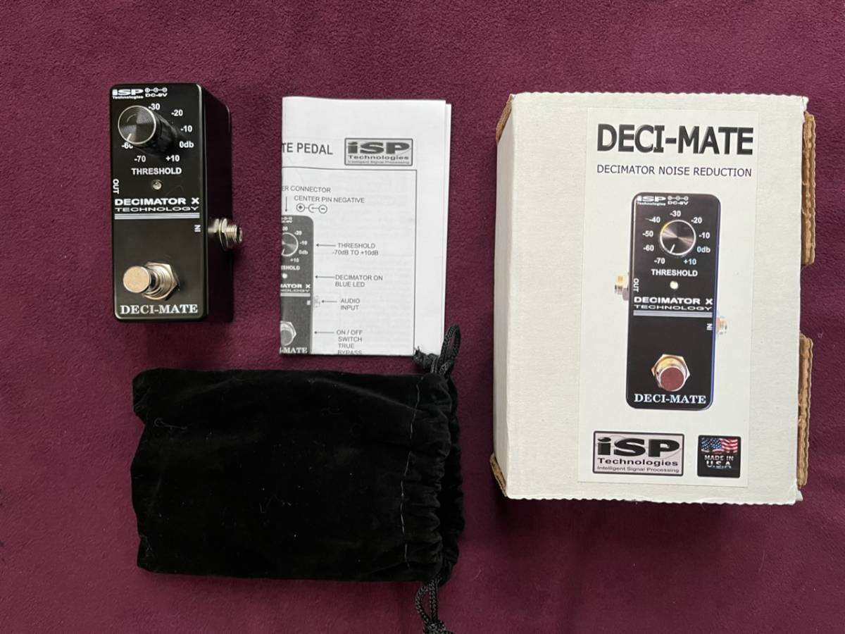 ISP TECHNOLOGIES DECI-MATE MICRO DECIMATOR PEDAL ISP Technologies