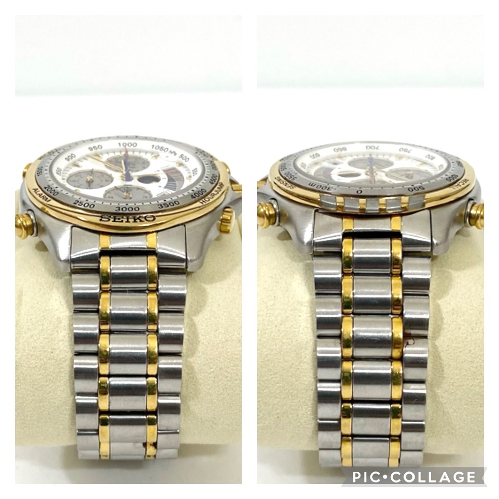 超希少 セイコー クルージングマスター 稼動品 7K36-6A00 電池交換済