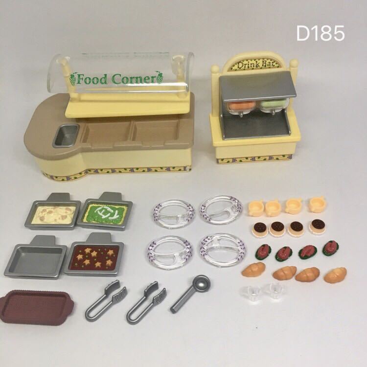 D185 グルメバイキングセット　シルバニアファミリー　シルバニア