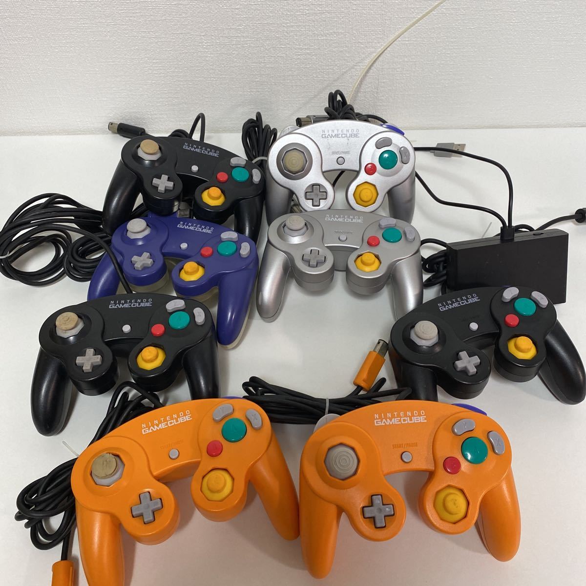  ゲームキューブコントローラー まとめ売り ゲームキューブ Nintendo 任天堂 GAMECUBE オレンジ シルバー ブラック 純正 Forスイッチ GC(アクセサリ、周辺機器)｜売買されたオークション情報、yahoo アクセサリ、周辺機器