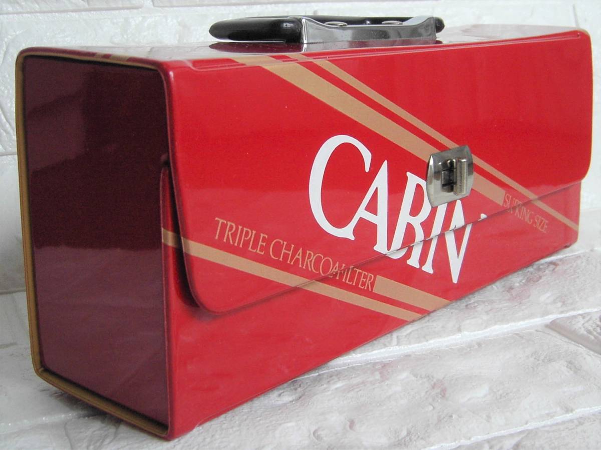 ◇美品 カセットテープ 収納 ケース トランク CABIN キャビン 昭和