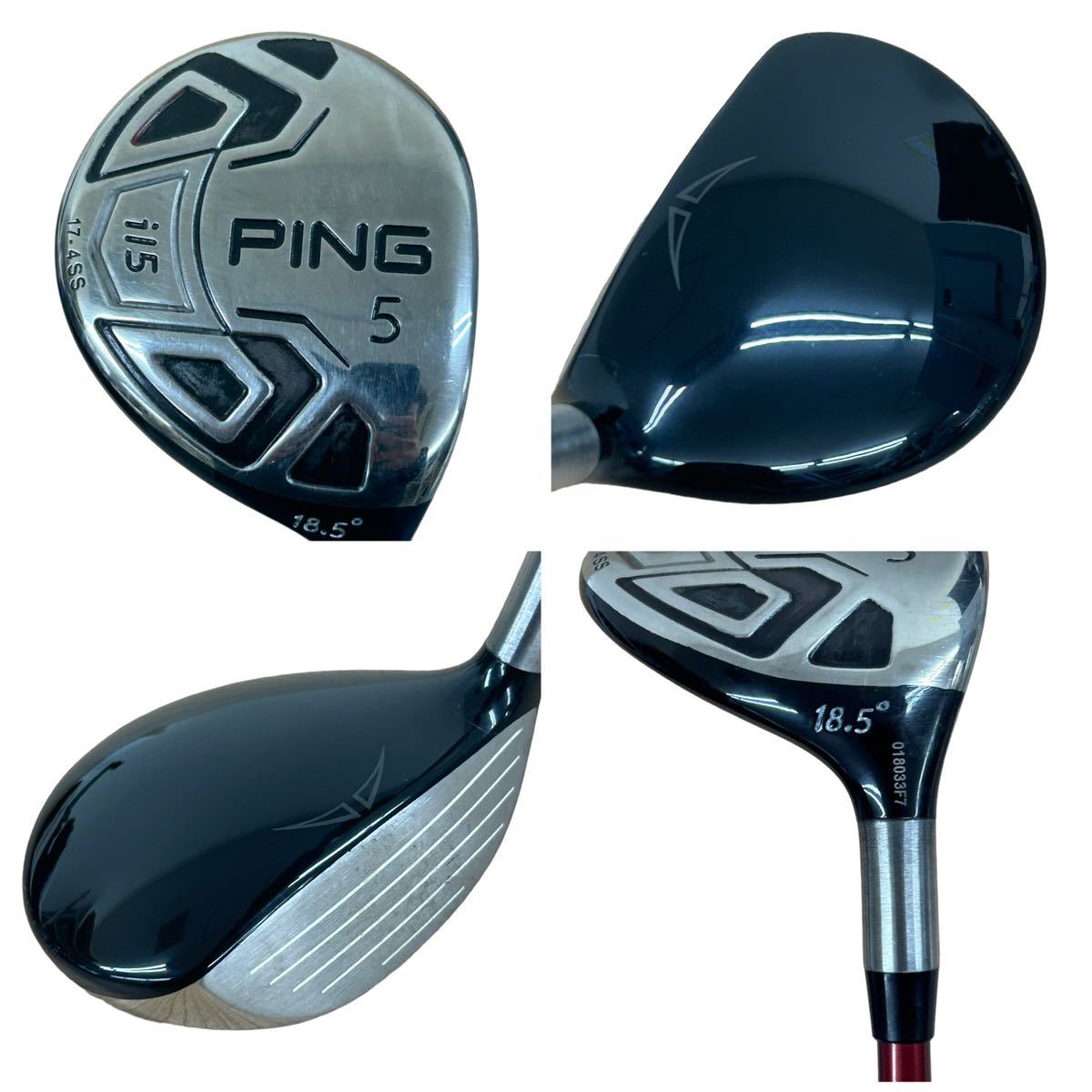 レフティ PING i15 ピン メンズアイアン 緑ドット 左利き 希少 Xの通販