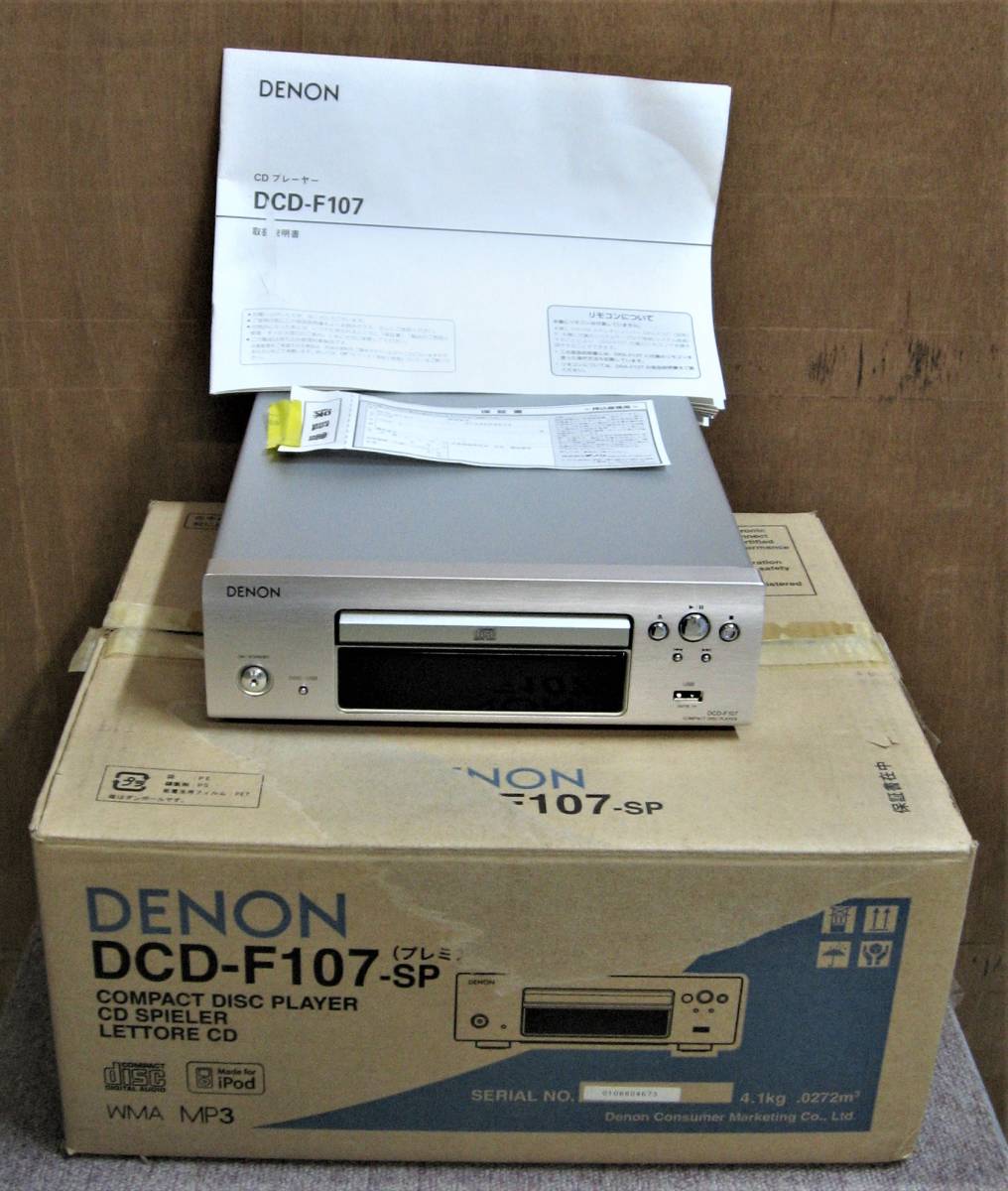 大人気，品質保証】 【 DENON CDデッキ DCD-F107-SP 】