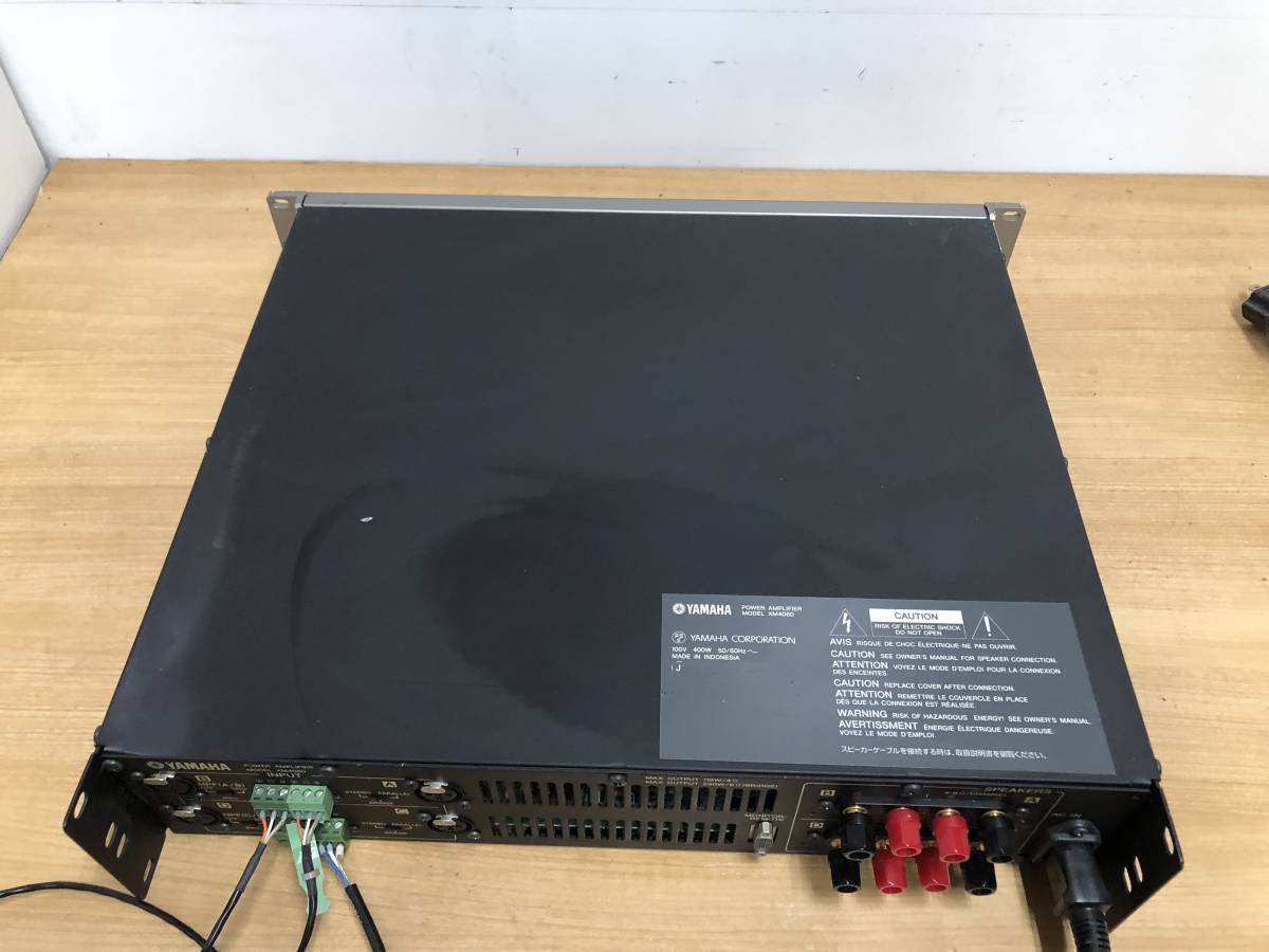 ヤマハ YAMAHA XM4080 : Series パワーアンプ 4chパワーアンプ 楽器