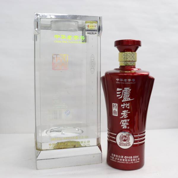 中華老字号 濾州老窖 特曲 52％ 600ml 陶器（重量 1319g）Y23B060001