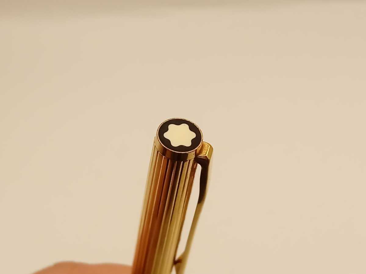 MONTBLANC モンブラン 万年筆 ペン先14K(585刻印) ゴールドカラー□5702
