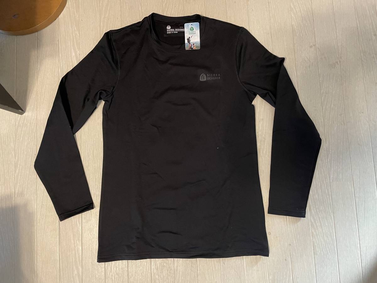 新品　SIERRA DESIGNS　サーマルベースレイヤーシャツ・パンツセット　高伸縮・超微細起毛　Lサイズ