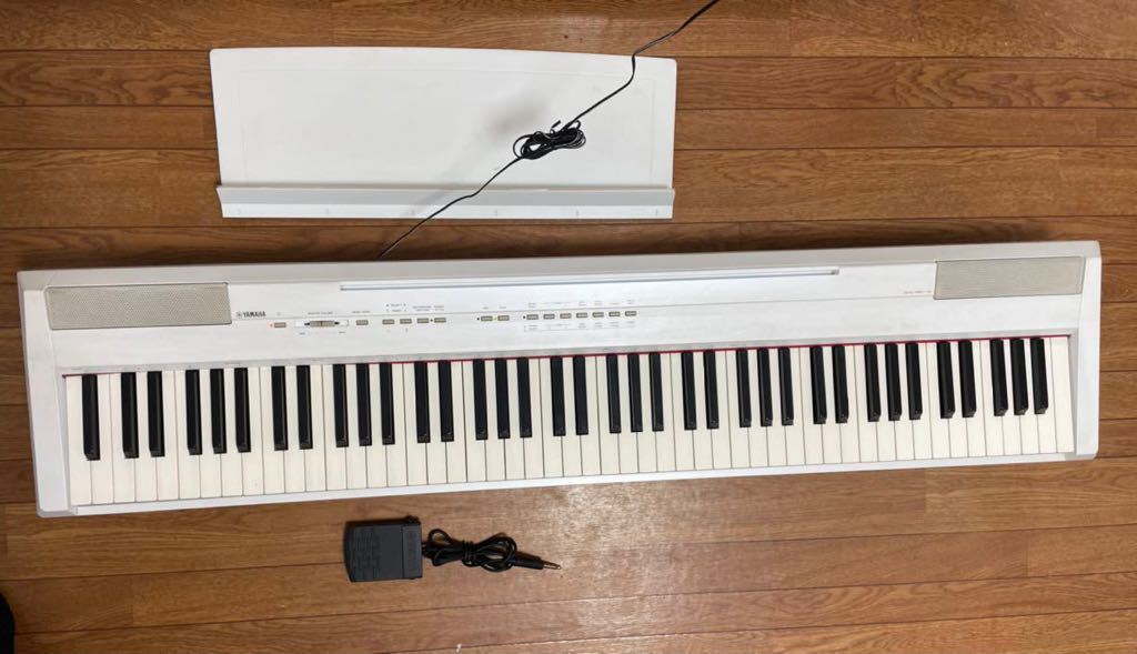 電子ピアノ ヤマハ YAMAHA P-105 Yahoo!オークション キーボード WH