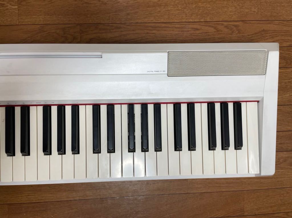 電子ピアノ ヤマハ YAMAHA P-105 Yahoo!オークション キーボード WH