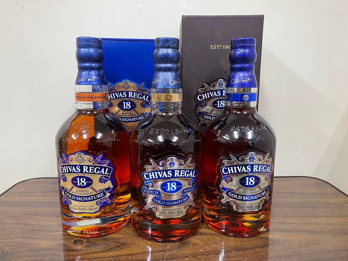 未開栓 CHIVAS REGAL（シーバス リーガル）18年 ゴールドシグネチャー