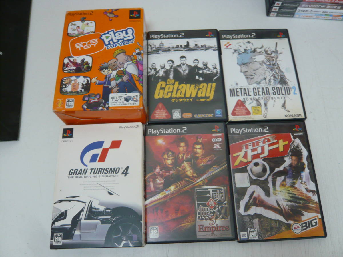 PS2ソフト☆16本セット(アイトーイプレイ/DRIV3R/ゲッタウェイ)含む 