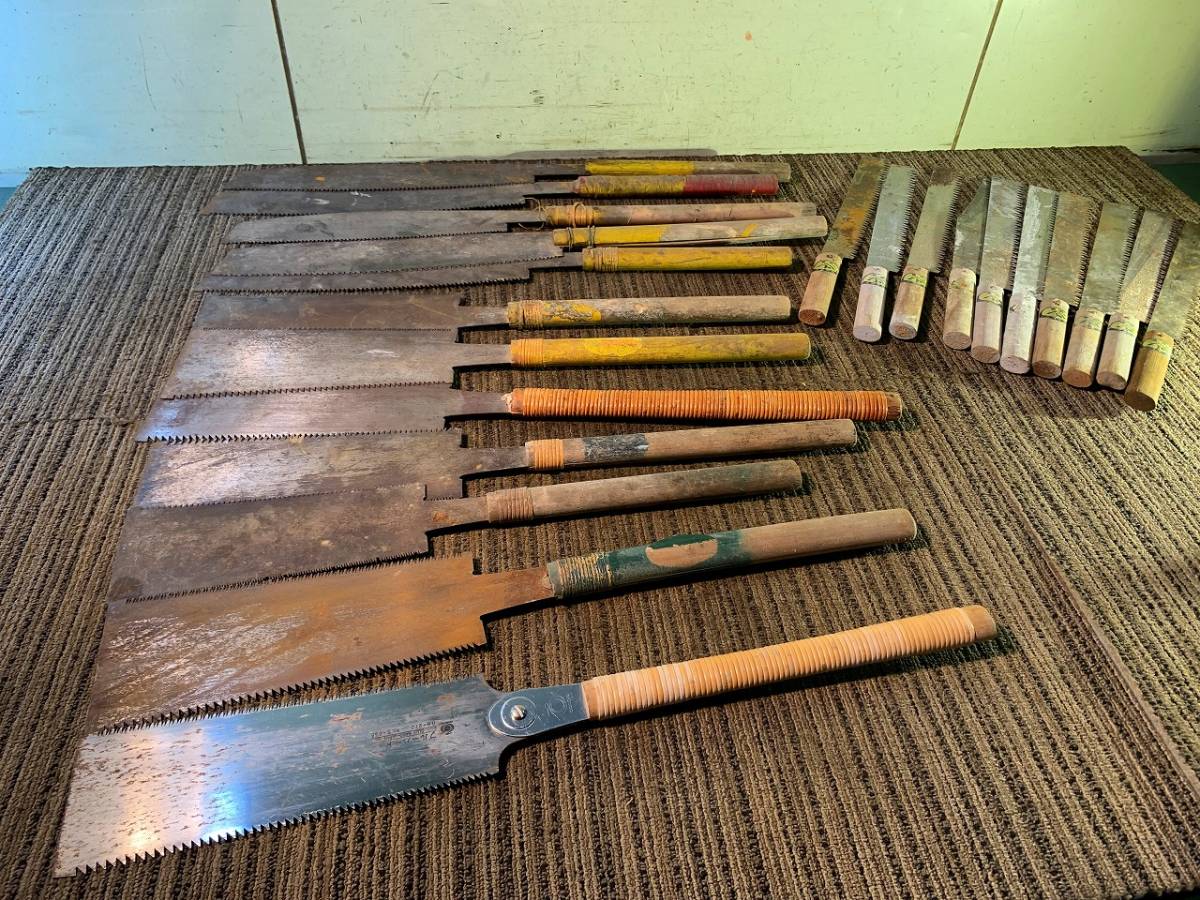 (A074)　まとめ売り　22点　ノコ　のこぎり　いろいろまとめて