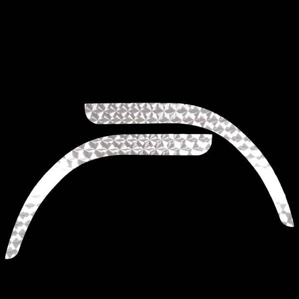 三菱ふそう ブルーテックキャンターワイド フェンダーパネル ウロコ柄 左右セット【RQFP4F】