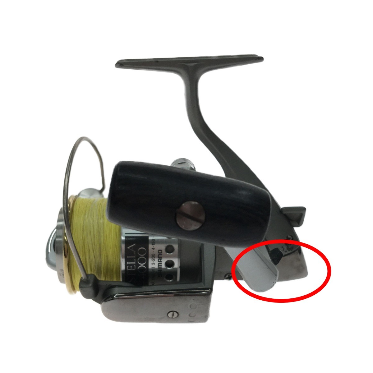 ▽▽ SHIMANO シマノ スピニングリール STELLA リールエッジ目立つ傷