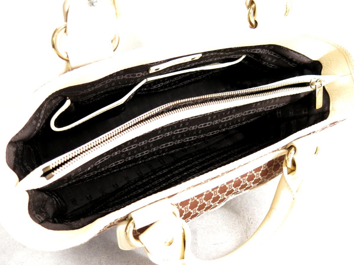 超美品○CELINE セリーヌ○ブギーバッグ○マカダム総柄○キャンバス 