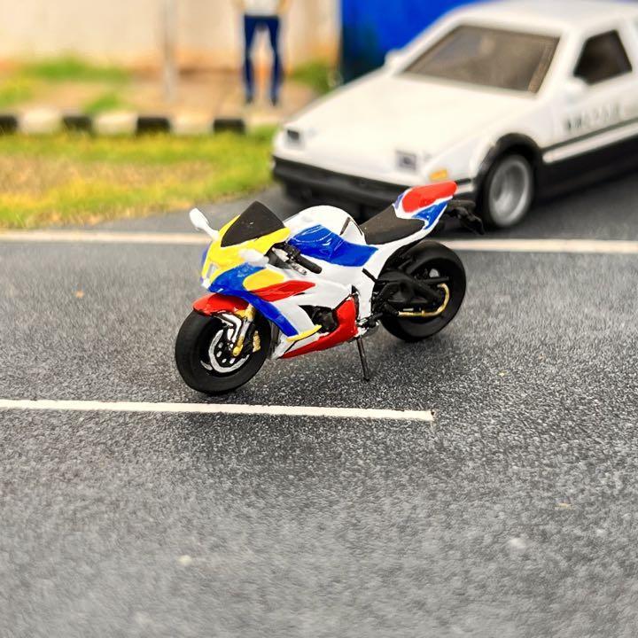 ZZ-125】1/64 カワサキ Ninja ZX-10R ガンダム調 バイク ミニチュア