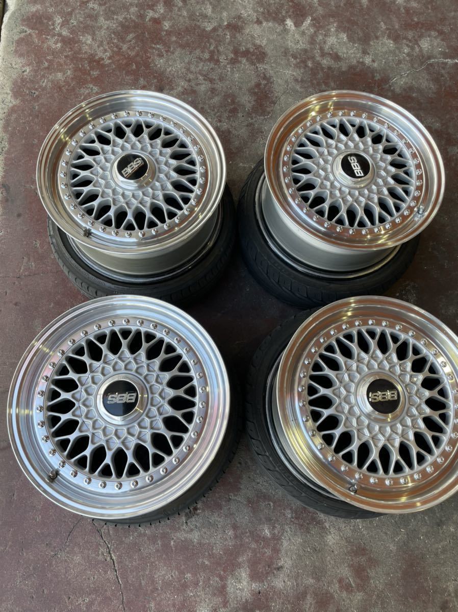 BBS RS 16インチ 7J +45付近 4穴PCD100 加工品 RS035 当時物 売り切り 