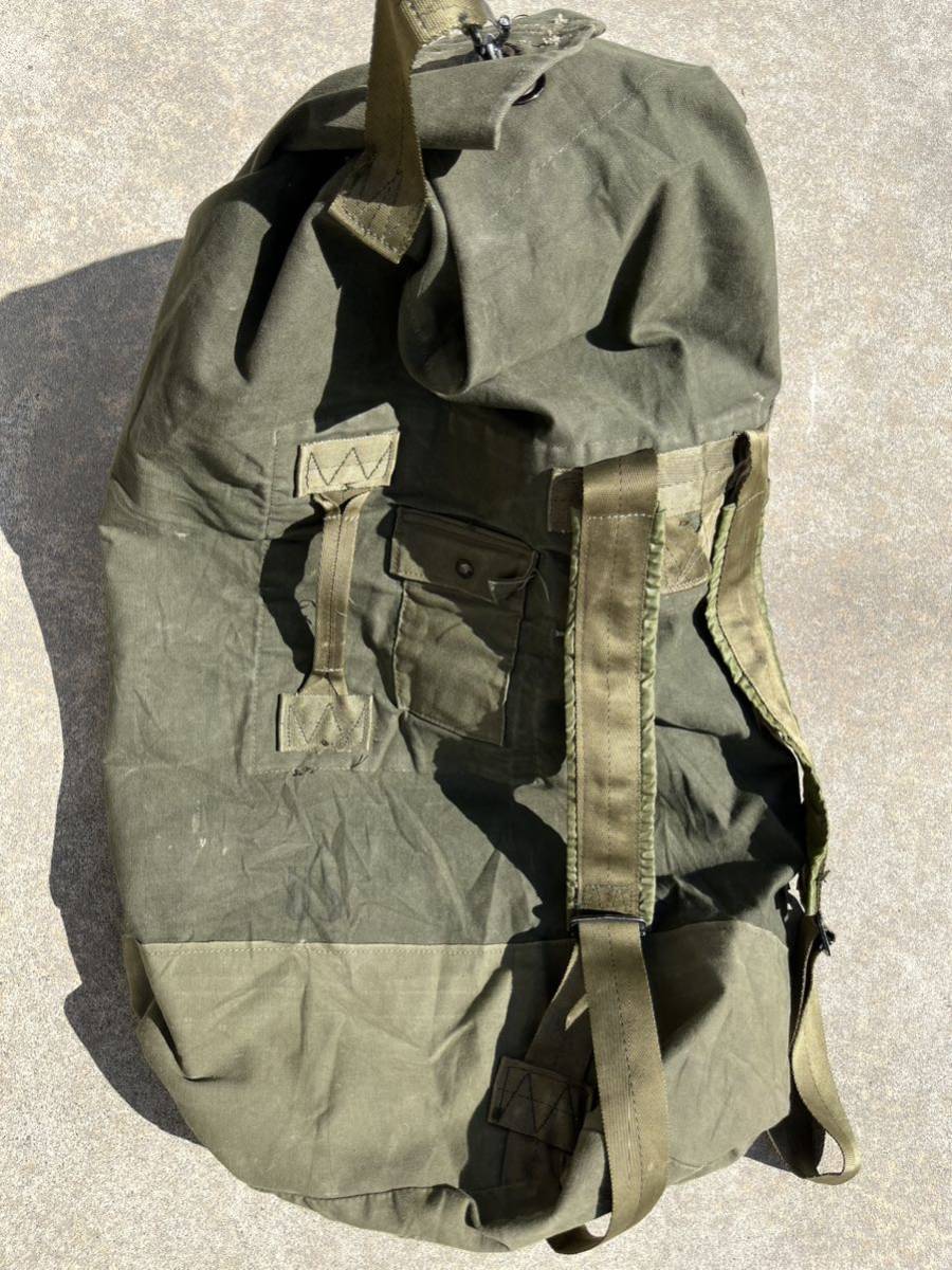 70年代中期頃 ビンテージ ダッフルバッグ ステンシルvintage 米軍放