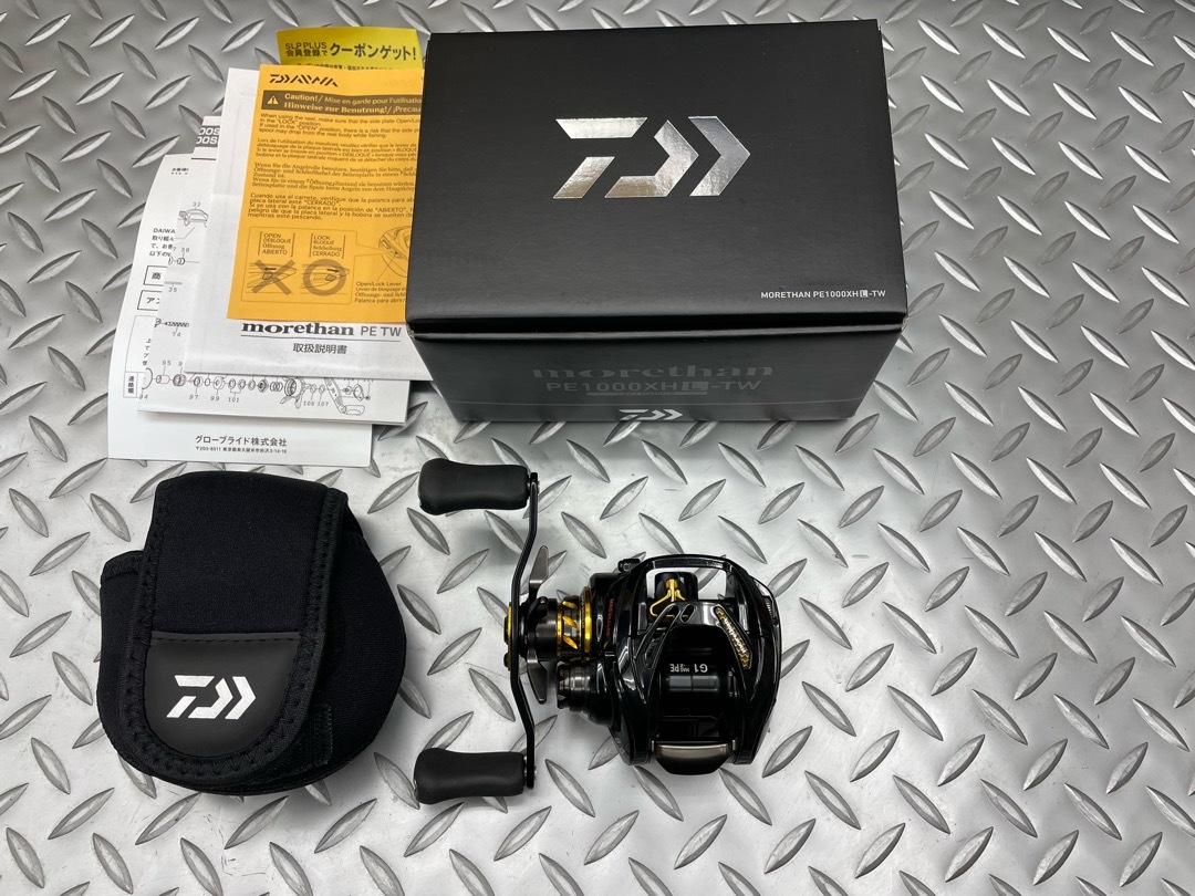 Daiwa 19 Morethan PE TW 1000XHL-TW 左巻 美品 □ダイワ 19 モアザン PE 1000XHL－TW 左ハンドル 美品□