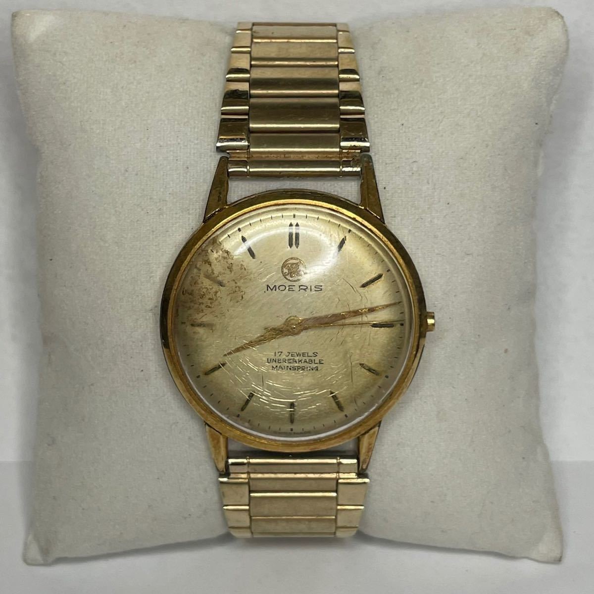 Montre Ancienne Femme Besançon 17 Rubis - Mouvement Incassable, Bracelet Noir, Affichage Digital