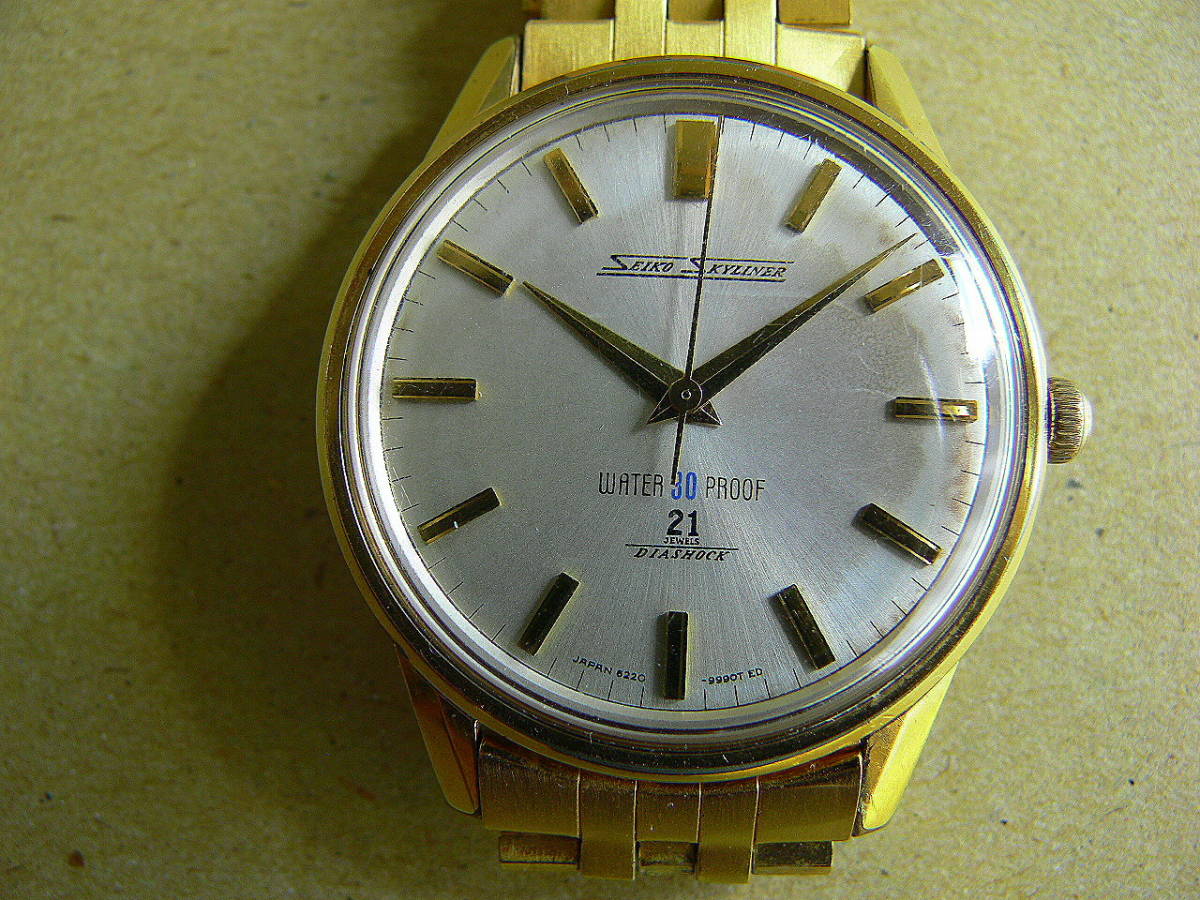SEIKO SKYLINER 21石 ジャンク ゼンマイ巻き上げ不良 【公式通販】