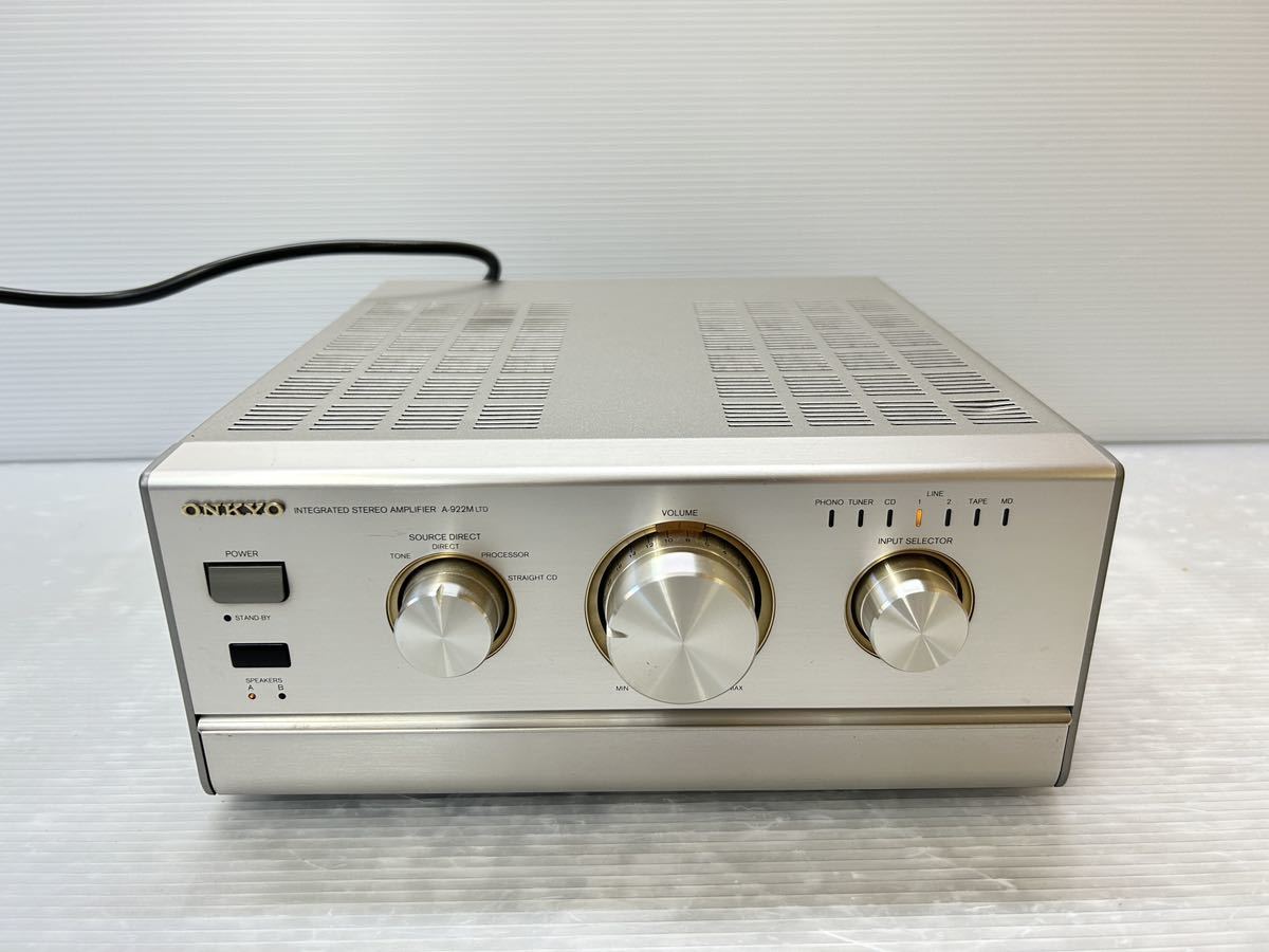 整備済 ONKYO オンキョー アンプ INTEGRATED A-913取説付 ONKYO