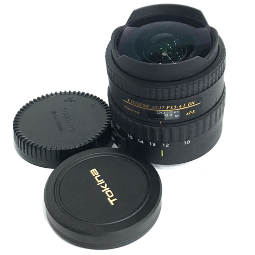 1円 TOKINA FISEEYE 10-17 F3.5-4.5 DX カメラレンズ キャノン EFマウント オートフォーカス