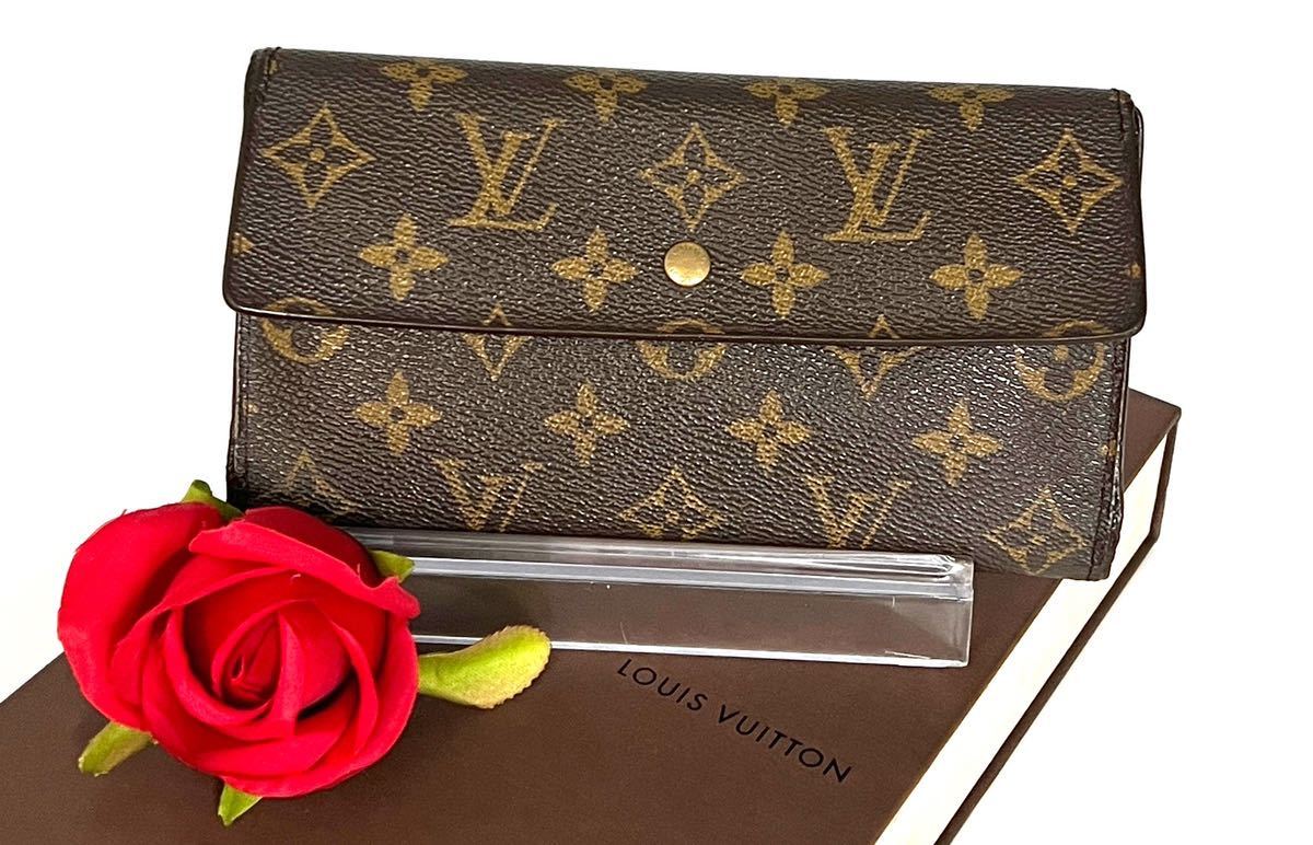 良品 ]LOUIS VUITTON ルイヴィトン モノグラム ポルトフォイユ 