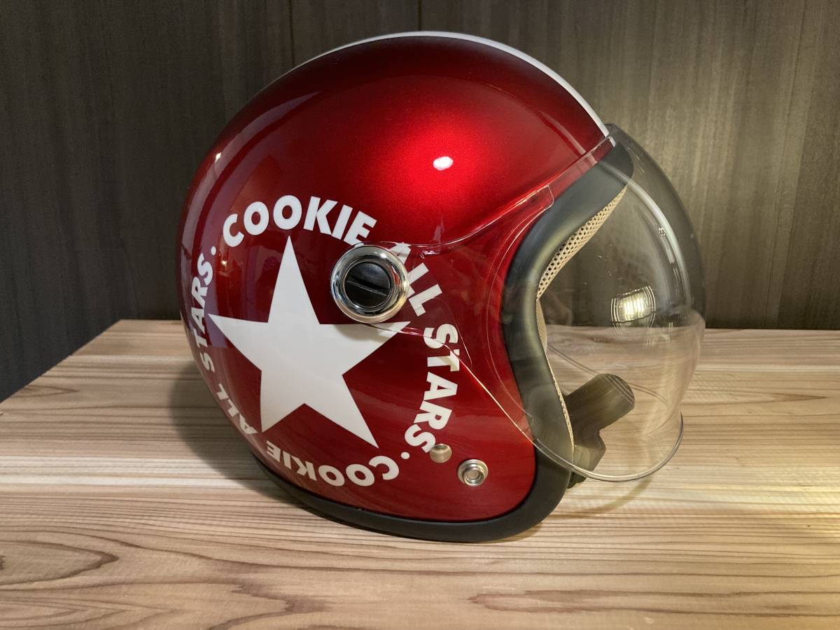 バイク用ヘルメット　女性　キッズ向け(54-56㎝)　TNK工業 CA-6　数回使用　室内保管