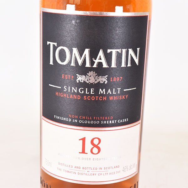 ドリンク、水、お酒 【希少 オロロソシェリー】トマーティン18年 700ml 46%