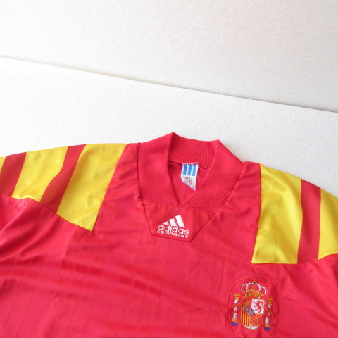 ○希少 美品 adidas アディダス◇サッカー スペイン代表 92年