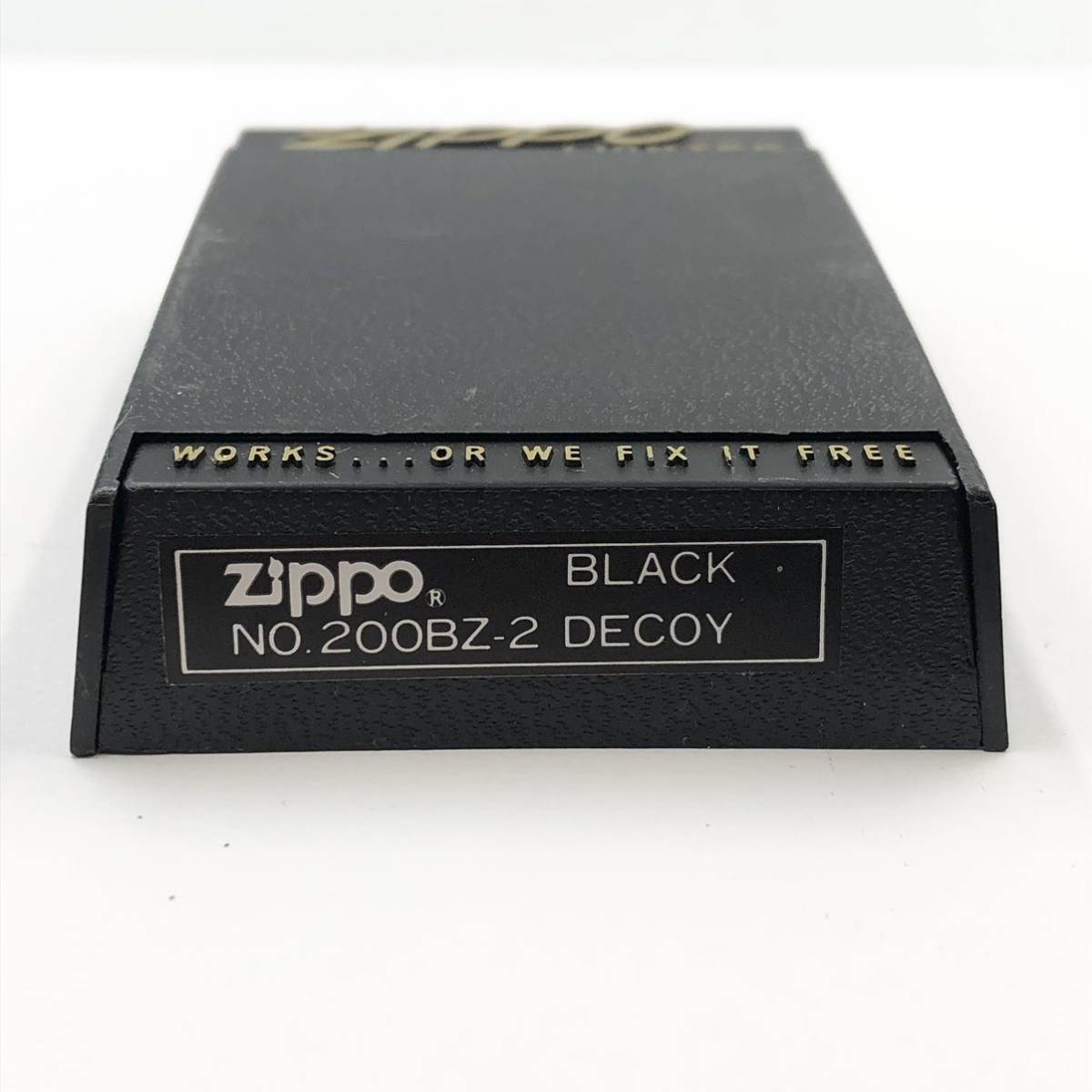 23SA 未使用!!☆ZIPPO BLACK DECOY☆ジッポ ジッポー ブラック デコイ 