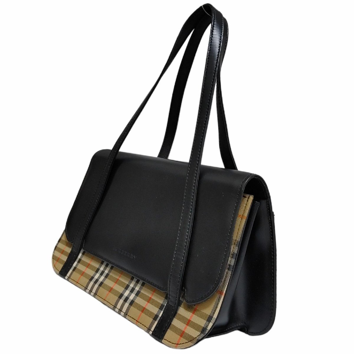 人気オンライン BURBERRY バーバリー ノバチェック柄 ショルダーバッグ