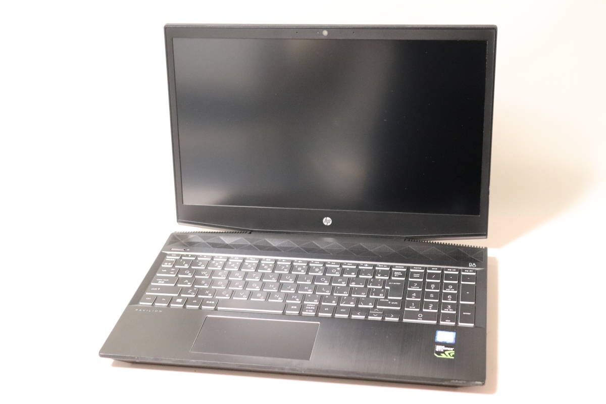 M918. HP / Pavilion / 15-cx0108TX / Core i7-8世代 / メモリ不明 / SSDなし / パスワードロック・ジャンク
