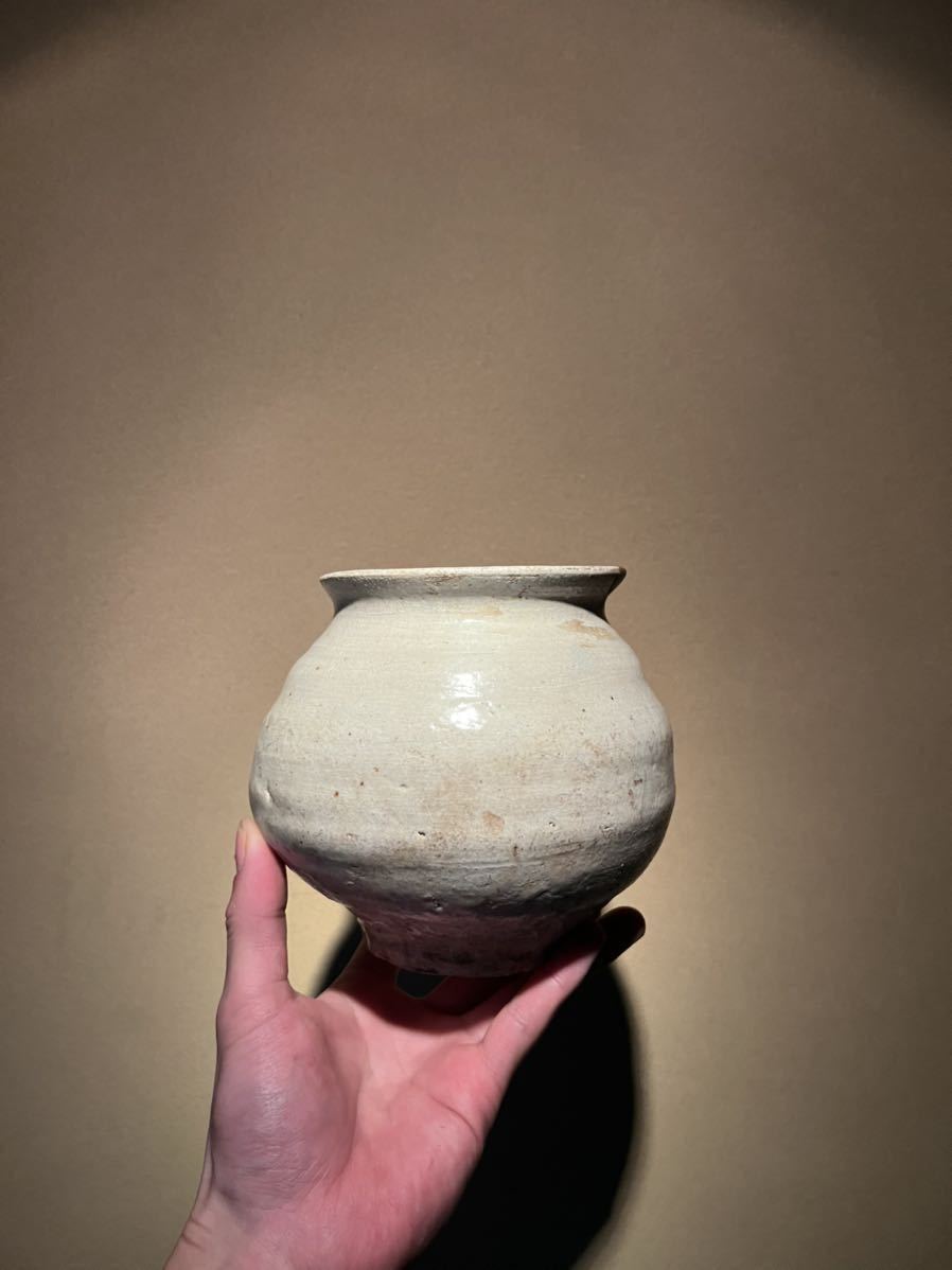 李朝 白磁壺 】 高麗青磁 中国美術 煎茶道具 古伊万里 古唐津 李朝 白磁壺 】 高麗青磁 中国美術 煎茶道具 古伊万里 古唐津