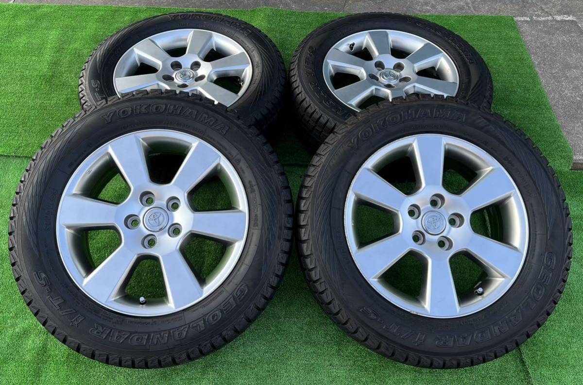 トヨタ 30系 ハリアー 純正 17インチ アルミホイール★YOKOHAMA 225/65R17 4本セット★RAV4 ヴァンガード等にも_1